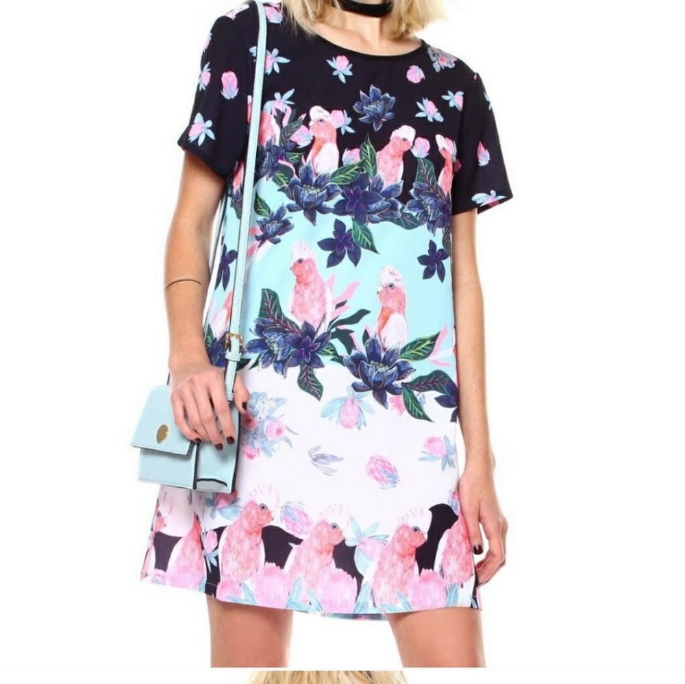 Mink Pink Galah Bird Dress